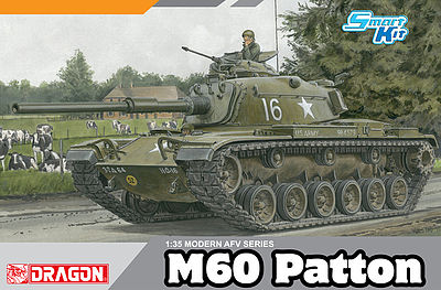 DML M60 Patton Smart Kit Plastic Model Military Vehicle 1/35 Scale #3553