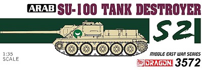 DML Egyptian SU-1000 Tank Destroyer (Six Day War) Plastic Model Military Vehicle Kit 1/35 #3572