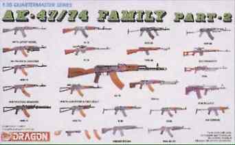 DML AK-47/74 Family Part 2 Plastic Model Military Weapons Kit 1/35 Scale #3805