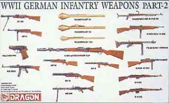 DML German Infantry Weapons Plastic Model Weapon Kit 1/35 Scale #3816