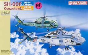 DML Seahawk SH-60F+SH-60I VIP (2) Plastic Model Helicopter Kit 1/144 Scale #4601