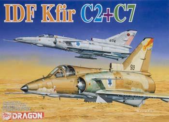 DML IDF Kfir C2 & C7 Aircraft Plastic Model Airplane Kit 1/144 Scale #4608