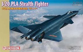 DML J-20 PLA Stealth Fighter Plastic Model Airplane Kit 1/144 Scale #4625