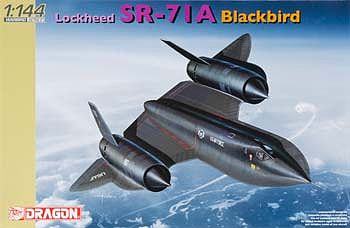 DML LOCKHEED SR-71A BLACKBIRD Plastic Model Airplane Kit 1/144 Scale #4639
