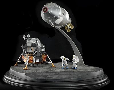 DML NASA Apollo 11 Lunar Landing CSM Columbia & LME Space Program Diecast Model 1/72 #50381