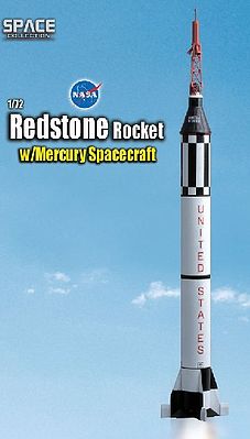 DML NASA Redstone Rocket with Mercury Spacecraft Space Program Diecast Model 1/72 #50403