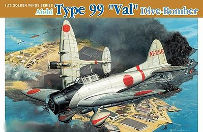 DML Aichi Type 99 Val Dive Bomber Plastic Model Airplane Kit 1/72 Scale #5045