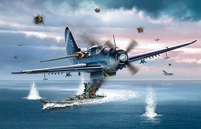 DML SB2C4 Helldiver Bomber Plastic Model Airplane Kit 1/72 Scale #5103