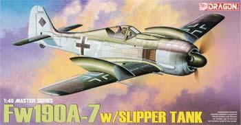 DML Fw190A7 Aircraft w/Slipper Tank Plastic Model Airplane Kit 1/48 Scale #5545