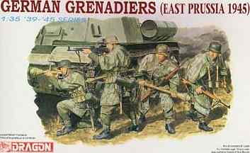 DML German Grenadiers E Prussia 45 Plastic Model Military Figure Kit 1/35 Scale #6057