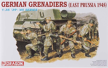 DML German Grenadiers E Prussia 45 Plastic Model Military Figure Kit 1/35 Scale #6057