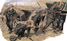 Anti Tank E Front 1944 Plastic Model Military Figure 1/35 Scale #6058