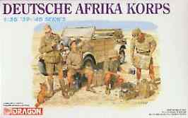 DML GERMAN AFRICA KORPS Plastic Model Military Figure 1/35 Scale #6063