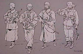 352nd Vlksgrn Ardens Plastic Model Military Figure 1/35 Scale #6115