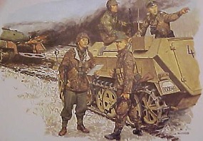 Armored Reconnaissance Hungary '45 Plastic Model Military Figure Kit 1/35 Scale #6131
