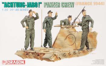 DML Panzer Crew France 1944 (4) (Re-Issue) Plastic Model Military Figure 1/35 Scale #6191