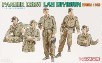 DML Panzer Crew LAH Div Russia 1943 (5) Plastic Model Military Figure 1/35 Scale #6214
