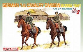 German 1st Cavalry Division Plastic Model Military Figure 1/35 Scale #6216