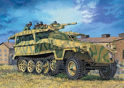 DML Sd.Kfz.251/7 Ausf.C Pionierpanzerwagen Plastic Model Military Vehicle Kit 1/35 Scale #6224