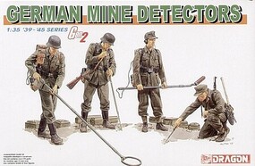 German Mine Detector Team (4 Figure Set) Plastic Model Military Figure Kit 1/35 Scale #6280