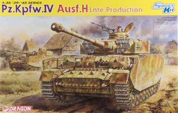 DML PzKpfw IV Ausf H Late Production Tank Plastic Model Tank Kit 1/35 Scale #6300