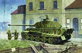 DML King Tiger Porsche Turret w/Zimmerit Plastic Model Tank Kit 1/35 Scale #6302 DML King Tiger Porsche Turret w/Zimmerit Plastic Model Tank Kit 1/35 Scale #6302