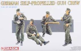 DML German Self-Propelled Gun Crew (4) Plastic Model Military Figure 1/35 Scale #6367