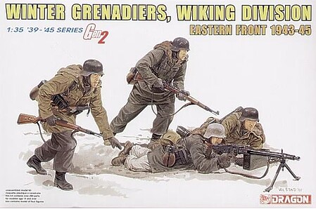 DML German Wiking Division Eastern Front 1943-45 Plastic Model Military Figure 1/35 #6372