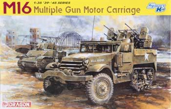 DML M16 Multiple Gun Motor Carriage Vehicle Plastic Model Military Vehicle Kit 1/35 Scale #6381