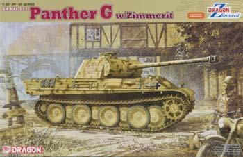 DML SdKfz 171 Panther G Tank w/Zimmerit Plastic Model Tank Kit 1/35 Scale #6384