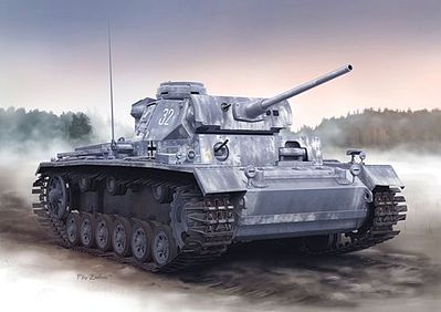 DML Pz.Kpfw.III Ausf. L w/Winterkitten Plastic Model Tank Kit 1/35 Scale #6387