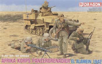 DML German Afrika Korps Infantry El Alamein Plastic Model Military Figure Kit 1/35 Scale #6389