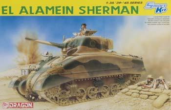 DML Sherman Tank El Alamein Plastic Model Tank Kit 1/35 Scale #6447