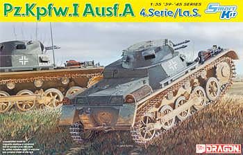 DML Pz.Kpfw.I Ausf.A 4.Serie/La.S Plastic Model Tank Kit 1/35 Scale #6451