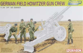 DML German Field Howitzer Crew (5) Plastic Model Military Figure Kit 1/35 Scale #6461