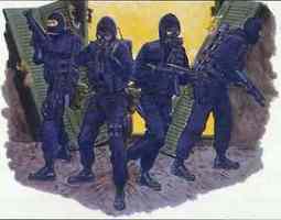 British SAS Plastic Model Military Figure 1/35 Scale #6501