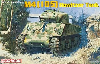 DML M4 (105) Howitzer Tank Plastic Model Tank Kit 1/35 Scale #6548