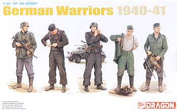 DML German Warriors 1940-41 Plastic Model Military Figure 1/35 Scale #6574