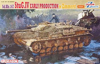 DML SdKfz 167 StuG IV Early Tank w/Zimmerit Plastic Model Tank Kit 1/35 Scale #6576
