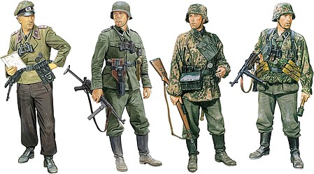 DML German Fighting Elite in the East Plastic Model Military Figure 1/35 Scale #6692