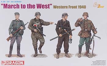 DML March to the West Soldiers Western Front 1940 Plastic Model Military Figure 1/35 #6703