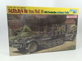 DML SdKfz 10/4 with 2cm Mod 1940 Flak 30 Gun Plastic Model Military Vehicle Kit 1/35 Scale #671 DML SdKfz 10/4 with 2cm Mod 1940 Flak 30 Gun Plastic Model Military Vehicle Kit 1/35 Scale #671