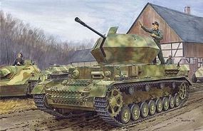 3.7cm Flak 43 Flaakpanzer IV Ostwind Plastic Model Tank Kit 1/35 Scale #6746