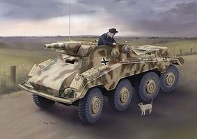 Sd.Kfz.234/3 Schwere Panzerpahwagen Plastic Model Tank Kit 1/35 Scale #6786