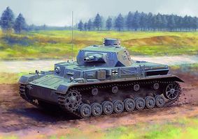 Pz.Kpfw.IV Ausf.A Up-Armored Version Plastic Model Military Vehicle Kit 1/35 Scale #6816