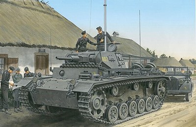 DML Pz.Bef.Wg.III Ausf.H Smart Kit Plastic Model Military Vehicle Kit 1/35 Scale #6844