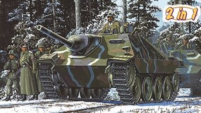 DML Jagdpanzer/Flammpanzer 38 Mid Production Tank 2in1 Plastic Model Tank Kit 1/35 Scale #6845