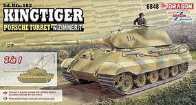 Sd.Kfz.182 Kingtiger Porsche Turret Plastic Model Military Vehicle Kit 1/35 Scale #6848