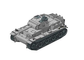 Pz.Kpfw.VI 7.5cm Ausf.B Plastic Model Military Vehicle Kit 1/35 Scale #6868
