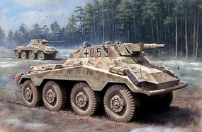 DML SdKfz 234/3 AMV w/7.5cm KwK Gun Plastic Model Military Vehicle Kit 1/35 Scale #6964